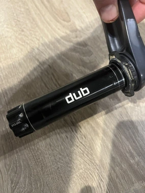 Sram GX gonilka leva 165mm DUB