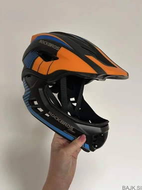 Otroška FULL FACE čelada ROCKBROS, lila // NOVA!