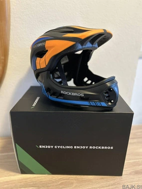 Otroška FULL FACE čelada ROCKBROS, lila // NOVA!