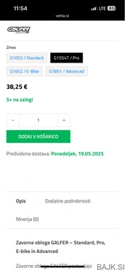 Galfer PRO za Maguro MT5/7 (dva seta) NOVO!