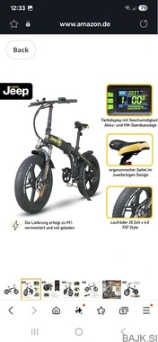 Jeep E- bikes unisex FR7020