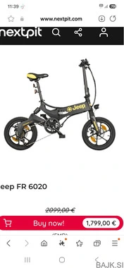 Jeep e-Bikes Fold FR 6020