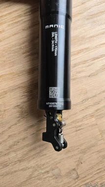 Potopna sedežna opora Manic Fusion 170mm, DIA 34,9mm