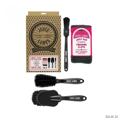 Juice Lubes 3 X BRUSH & CLOTH paket