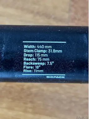 Krmilo za gravel kolo Sixpack Racing Gravellenker Carbon