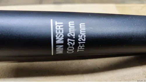 Sedežna opora dimenzije 27.2mm