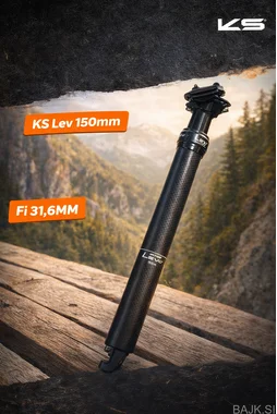 Karbonska potopna sedezna opora KS Lev 150mm