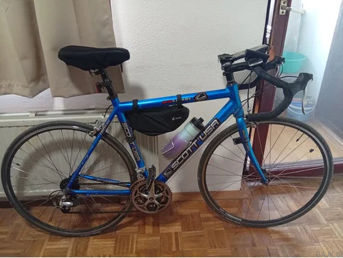 Cestno kolo Scott AFD expert, modre barve, velikost 52 - small (višina kolesarja od 160 do 168 cm)