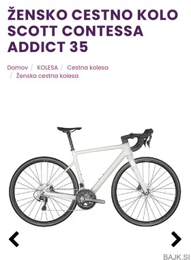 Scott Addict Contessa 35 XS samo 200km