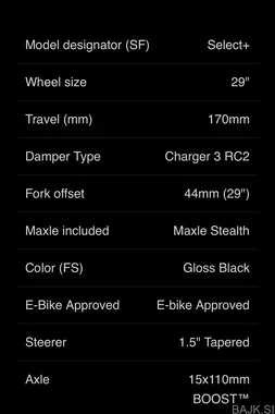 RockShox ZEB Select+ 170