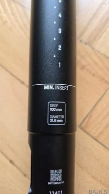 Potopna sedežna opora Syncros 100mm, 31,6