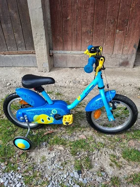Otroško kolo BTwin Ocean 14 col z pomožnimi kolesi