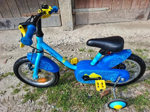 Otroško kolo BTwin Ocean 14 col z pomožnimi kolesi