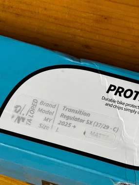 Transition Regulator SX L-velikost Ridewrap folija