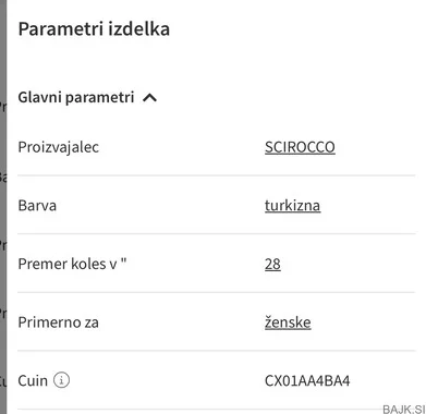 SCIROCCO mestno kolo Siena Luxury