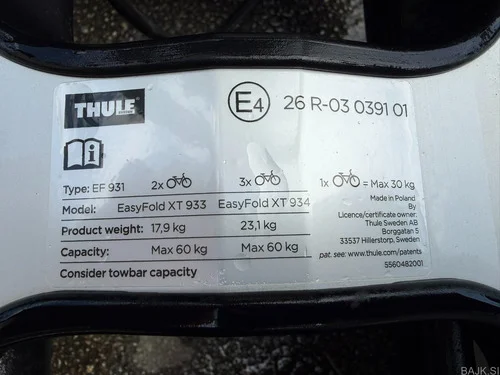 Thule EasyFold XT 933
