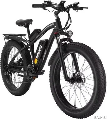 Električno gorsko kolo s 26 x 4.0” fat tire pnevmatike