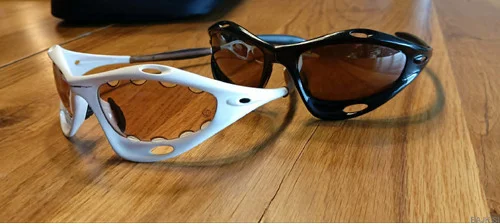 Športna vintage očala Oakley Racing Jacket Gen 1 (Bela in Črna)