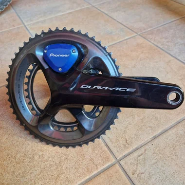 Shimano Dura-ace FCR-9100 s Pioneer merlicem moči