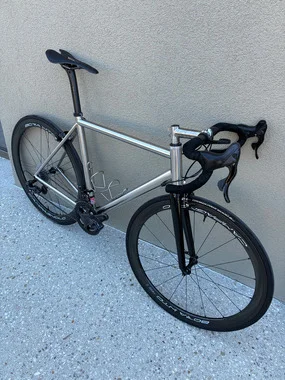 Titanium Dedacciai K19 road bike, new Campagnolo Bora WTO 45, Campagnolo Chorus 12
