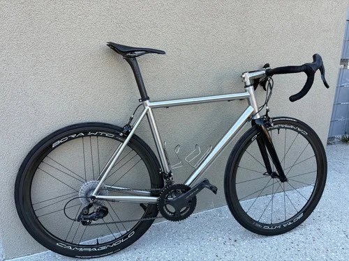 Titanium Dedacciai K19 road bike, new Campagnolo Bora WTO 45, Campagnolo Chorus 12