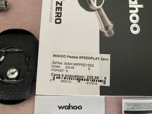 WAHOO SPEEDPLAY ZERO PEDALE ZA CESTOVNI BICIKL, malo rabljene