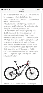 VTT Bixs taille L millésime 2015