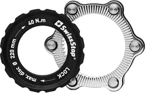 Prodam nov SwissStop adapter za zavorni disk Centerlock na 6-lukeni